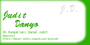 judit danyo business card